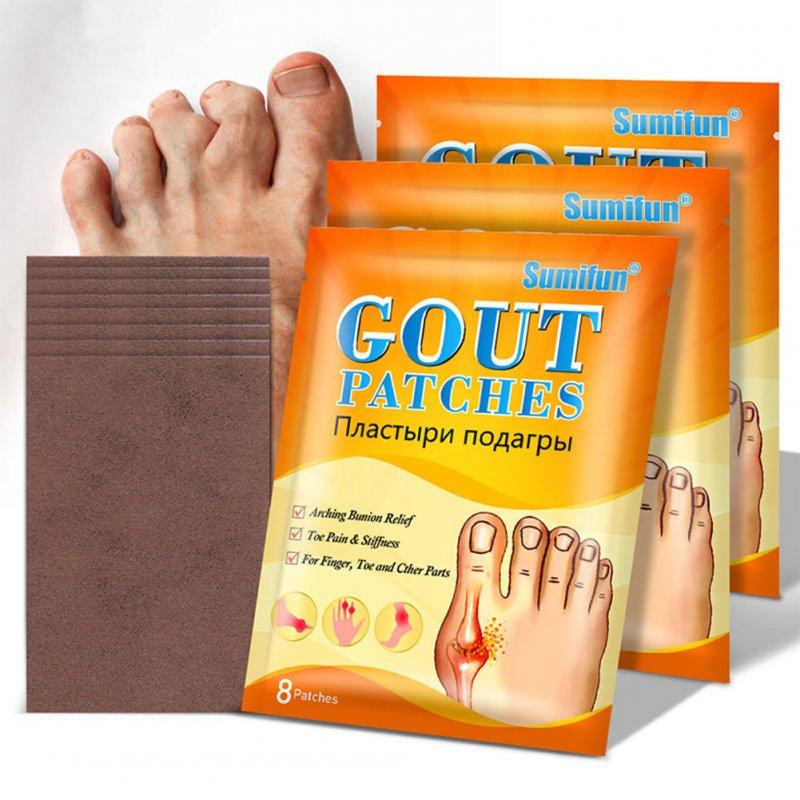 Body Care |  8pcs/bag Natural Herbs Finger Bunion Toe Pain Relief Patch Gout  Treatment  Plaster Foot Thumb Analgesic Sticker For Joints Bone 8pcs/bag Body Care 8pcs/bag