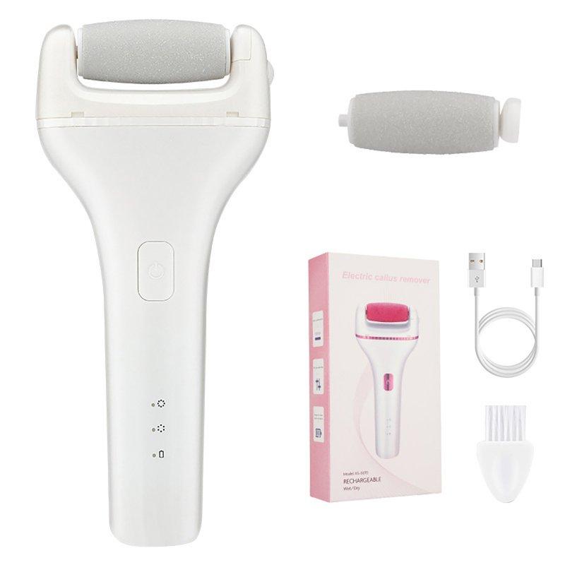 Body Care |  Women Foot Callus Remover Professional Electric Callous Removers For Feet With Rechargeable 2 Grinding Heads White Body Care Body Care