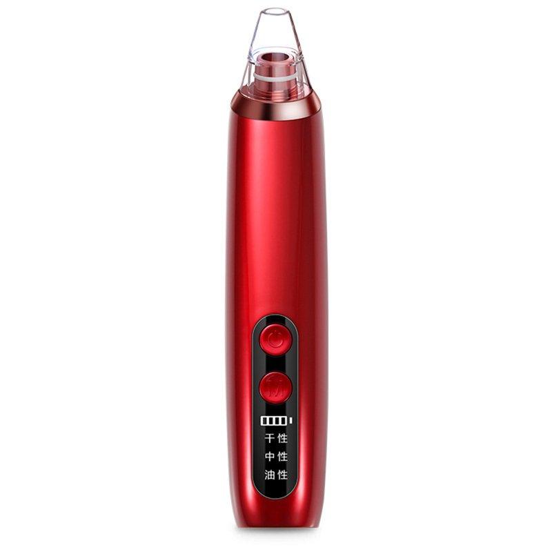 Face Care |  Electric Nose Blackhead Remover Facial Deep Pore Acne Pimple Cleaner Face Beauty Tool With 6 Suction Heads Red Face Care Face Care