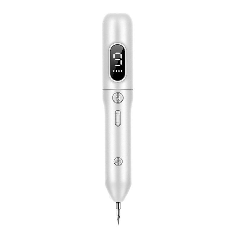 Face Care |  Mole Removal Pen  9 Levels Portable Household Black Dot Dark Mole Point Pen Skin Care Beauty Device With Light elegant white Face Care Elegant white