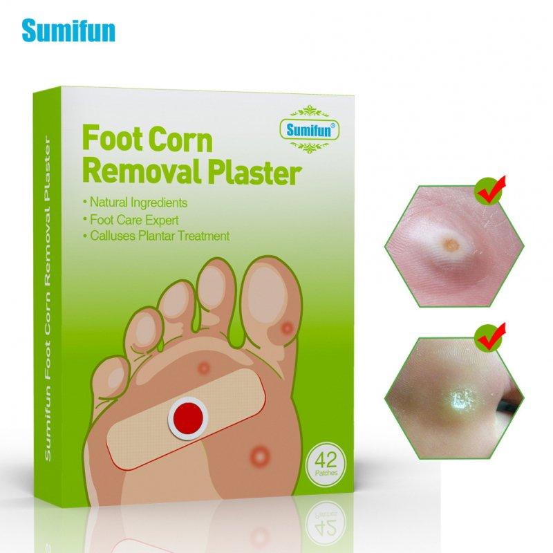 Female Health |  42 Pcs Remove Corns Paste Old Cocoon Thorn Foot Corn Paste Detox Foot Pads Patches Feet Care M_42pcs Female Health 42pcs + M