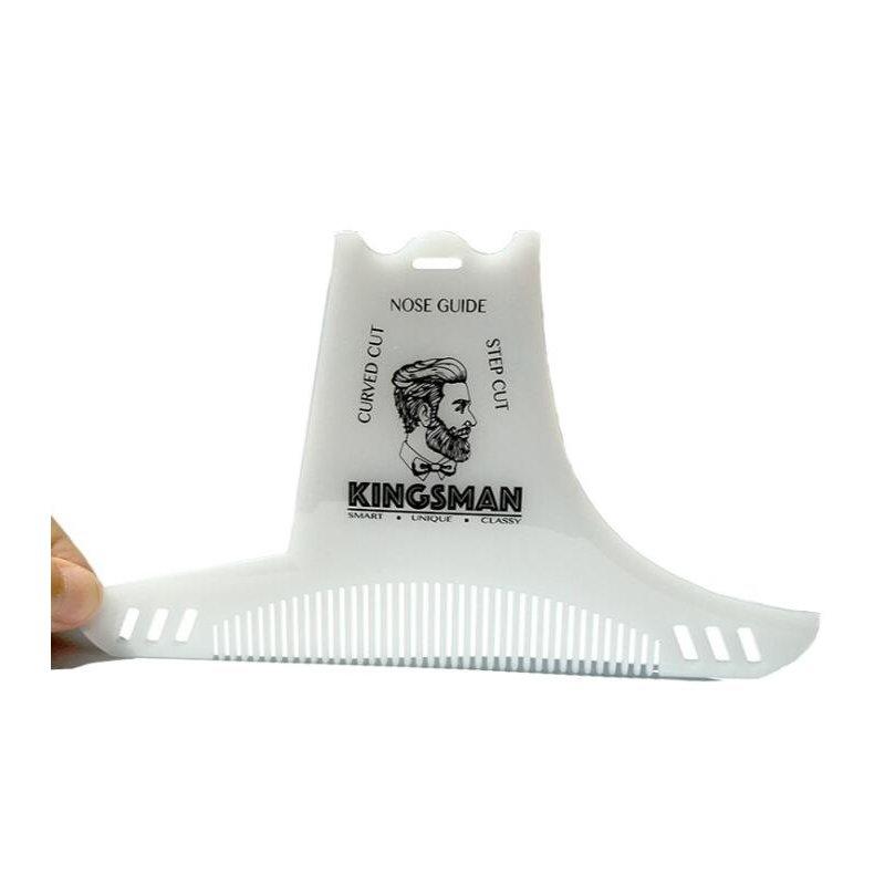 Hair Care Tools |  Beard Shaping Styling Template Beard Comb Men Shaving Tools Hair Beard Trim Template Comb white Shaving & Hair Care Hair Care Tools