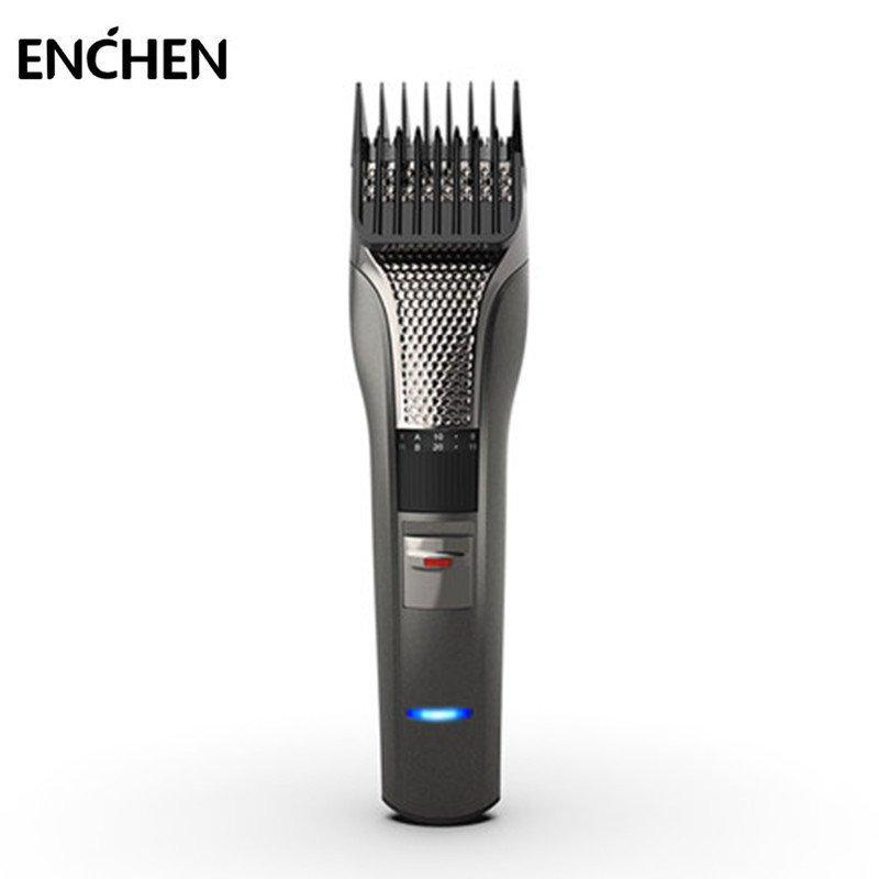 Hair Clippers |  ENCHEN Sharp3 Electric Hair Clipper Professional Hair Trimmer USB Charging Cutter Low Noise for Men Adult Baby Kids black Hair Clippers Black