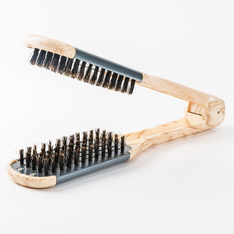 Hair Styling |  Straight Hair Clip Hair Straightener V-shaped Bristle Comb Styling Tools Suitable For Home Use Hair Stylists Salons sliver Hair Styling Hair Styling