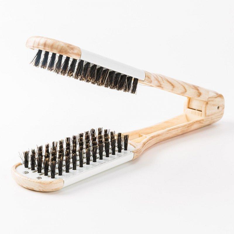 Hair Styling |  Straight Hair Clip Hair Straightener V-shaped Bristle Comb Styling Tools Suitable For Home Use Hair Stylists Salons white Shaving & Hair Care Hair Styling