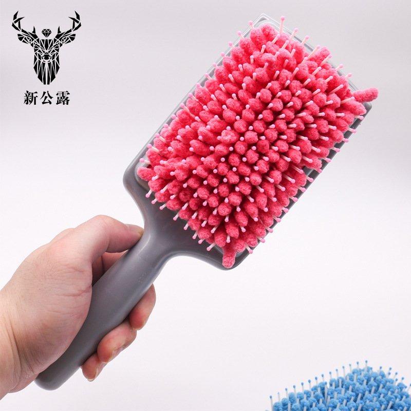 Hair Styling |  Women Dry Hair Comb Water Absorbent Microfiber Vented Back Air Bag Massage Comb For Medium Thick Hair pink 1pc Hair Styling Hair Styling