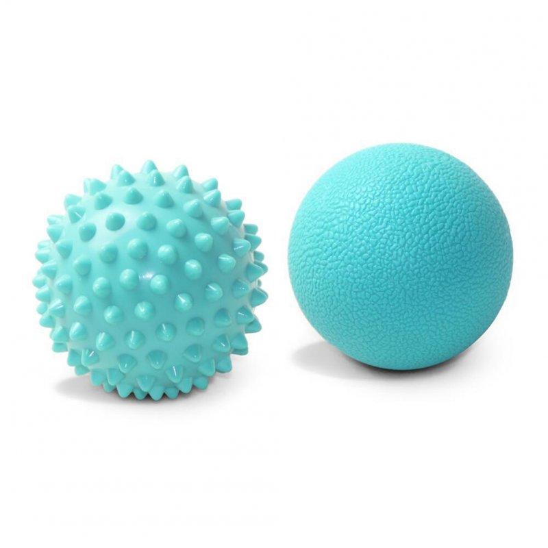 Massager & Relaxation |  Portable Foot Massage Roller Yoga Sport Fitness Ball Muscle Relaxation For Hand Leg Back Pain Therapy 7CM Spikes+7CM smooth ball 7CM Spikes+7CM smooth ball