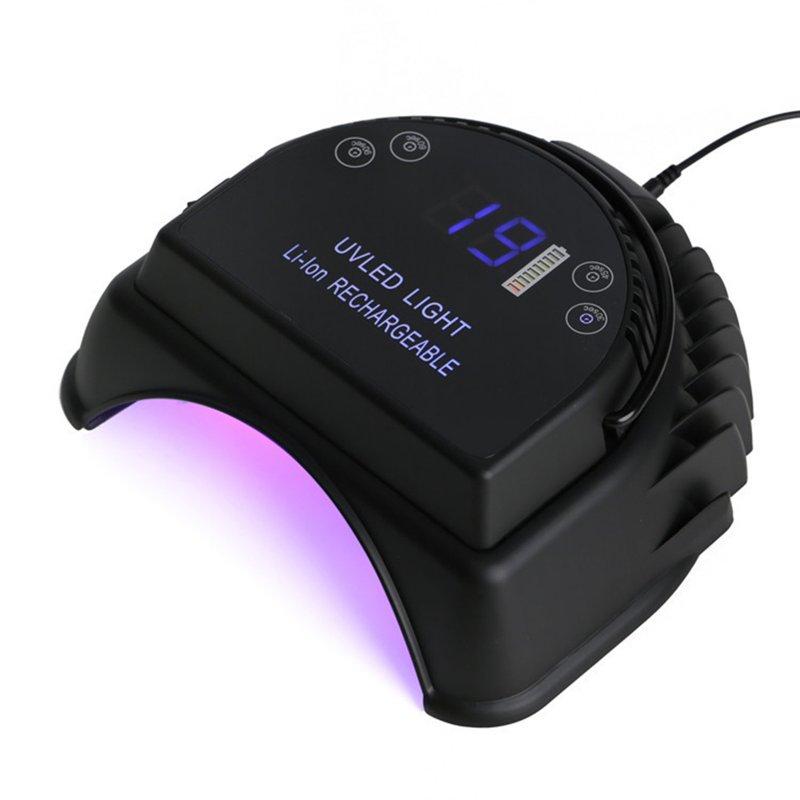 Nail Tools |  64w Nail Lamp High Power Rechargeable Automatic Induction Nail Dryer Lcd Display Led Nail Phototherapy Lamp US Plug Makeup Nail Tools