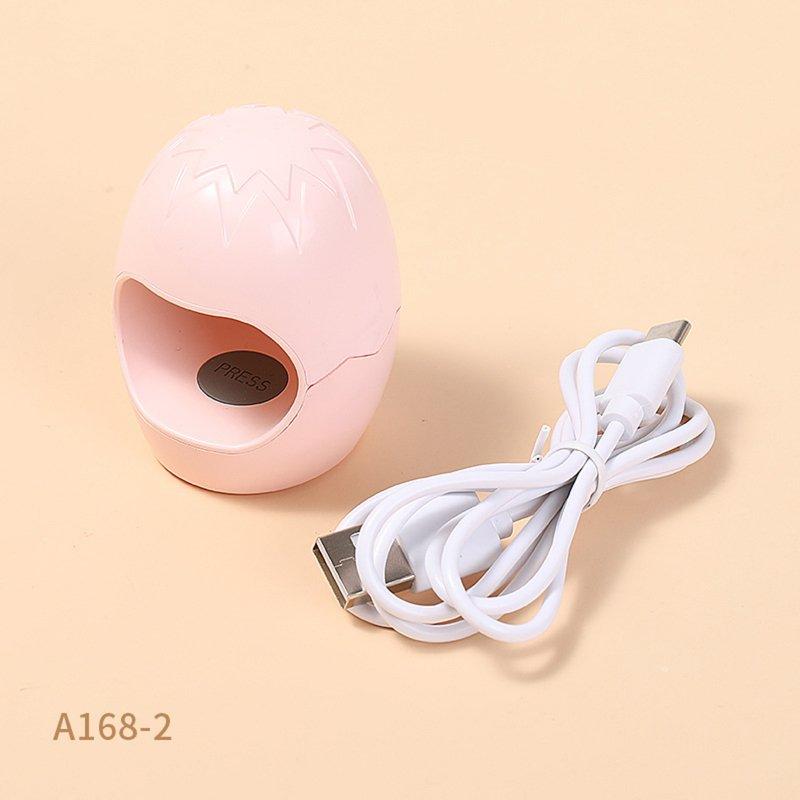 Nail Tools |  Mini Nail Dryer Egg-shaped 4 Lamp Beads Nail Gel Manicure Machine Finger Art Tool Gel Polish Nail Lamp Accessories Pink A168-2 Makeup Nail Tools