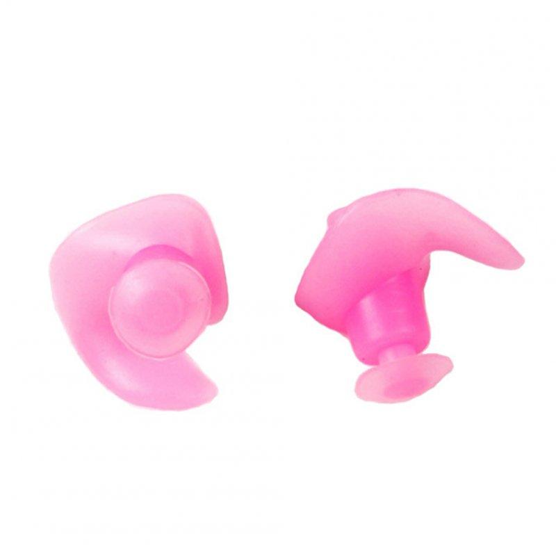 Personal Care |  1 Pair Silicone Spiral Earplugs Pink Health Care Personal Care