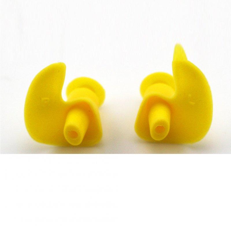 Personal Care |  1 Pair Silicone Spiral Earplugs Yellow Health Care Personal Care