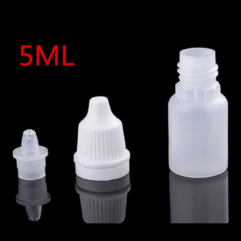 Personal Care |  5ml/10ml/30ml/50ml Empty Plastic Squeezable Dropper Bottles Eye Liquid Dropper Eyes Drop Refillable Bottle Health Care 5ML