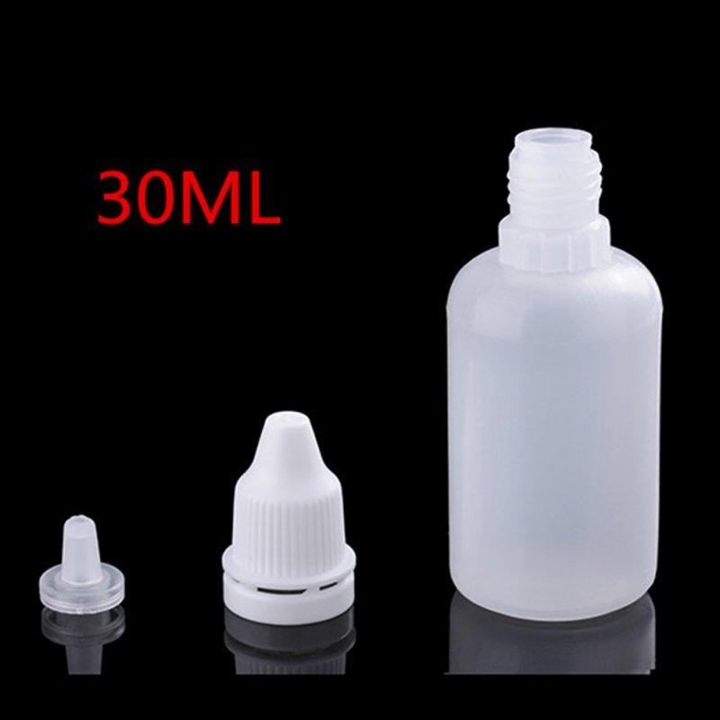 Personal Care |  5ml/10ml/30ml/50ml Empty Plastic Squeezable Dropper Bottles Eye Liquid Dropper Eyes Drop Refillable Bottle Health Care 30ml