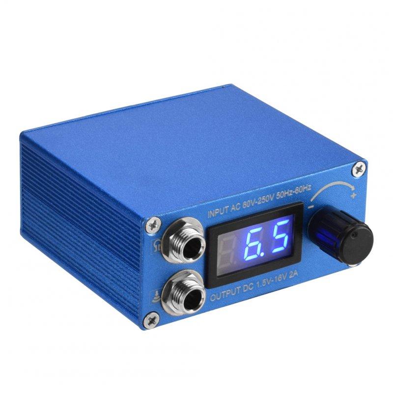 Personal Care |  Electroplating Aluminum Alloy Tattoo  Power  Regulator Led Digital Display Automatic Power-off Function Stable Transformer UK Plug Health Care Personal Care