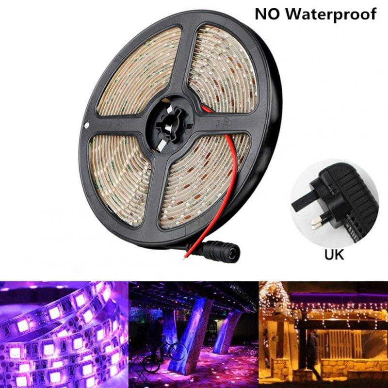 Personal Health Protection |  300LEDs 12V 5M UV Strip Light for Banknote Inspection Sterilization 390-400nm British Regulation Health Care Not waterproof