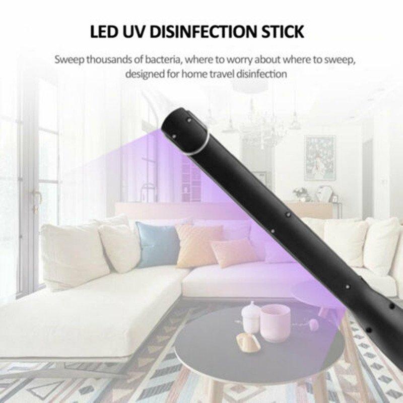 Personal Health Protection |  Portable LED UV Germicidal Lamp Disinfection Hand-held Home Sterilization Light 20LED Health Care 20LED + With USB cable