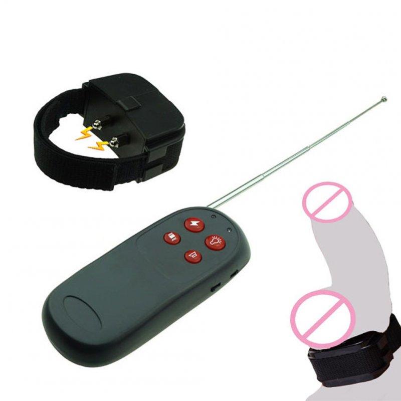 Sex Toys |  200m Wireless Remote Control Electric Shock Penis Ring Pulse Therapy Vibrator Massage Testis Cock Ring Adult SM Sex Game Tool Electric shock device Adult Items Electric shock device