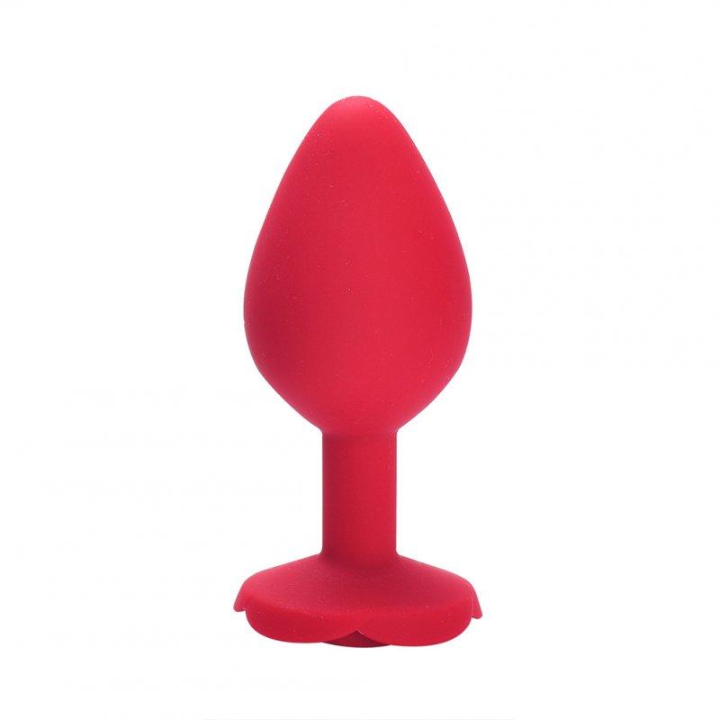 Sex Toys |  Anal Beads Rose Anal Butt Plug Sex Products For Adults Erotic Toys For Woman Gay Men Anus Dilator Intimate Goods red large Adult Items Red + Large