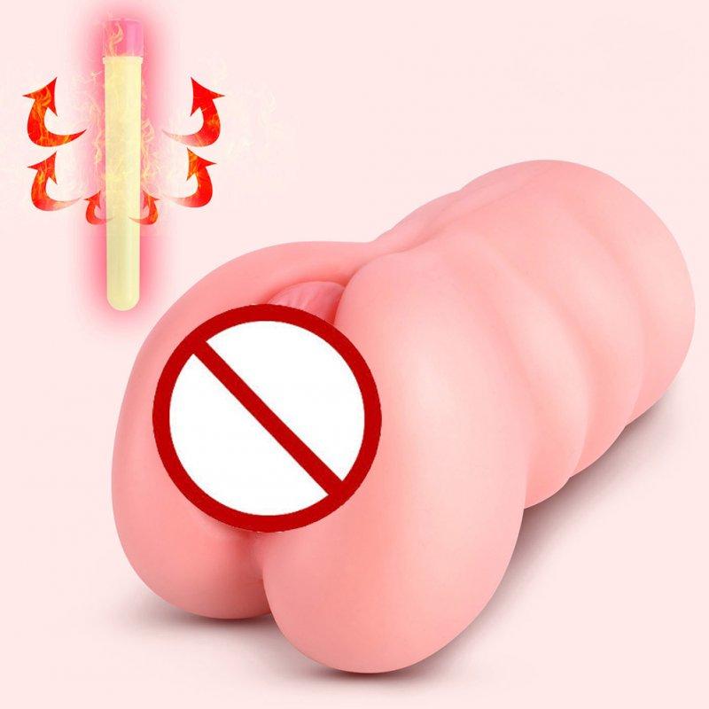 Sex Toys |  Men Soft Gentle Silicone Inverted Mold Simulation Aircraft  Cup Buttock Vagina Masturbator Non-vibrating Self-defense Toy Adult Sex Toy carton Adult Items Carton