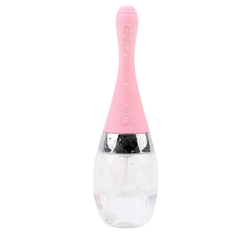 Sex Toys |  Men Women Electric Enema Rechargeable Anti-reflux Premium Silicone Vibrating Anal Irrigator Pink Adult Items Pink