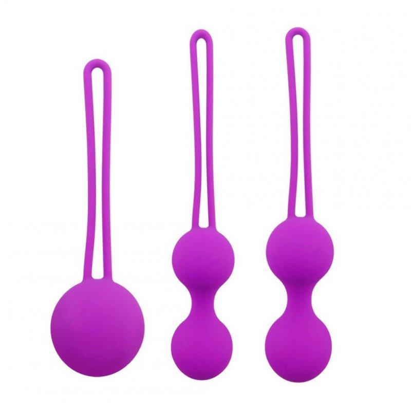 Sex Toys |  Safe Silicone Kegel Ball Vaginal Tight Exercise Ben Wa Ball Female Small Ball 3pcs/set Adult Items 3pcs/set