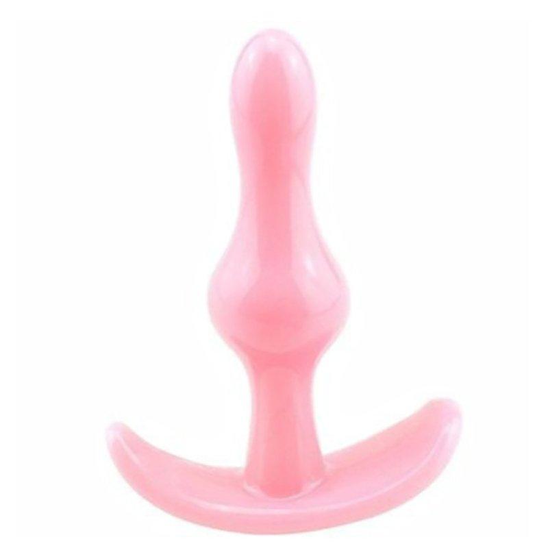 Sex Toys |  Silicone Anal Plug Trainer Waterproof Silicone Butt Plugs Soft Silicone Plugs Toys Beginners Starter For Women Men A pink Adult Items A pink