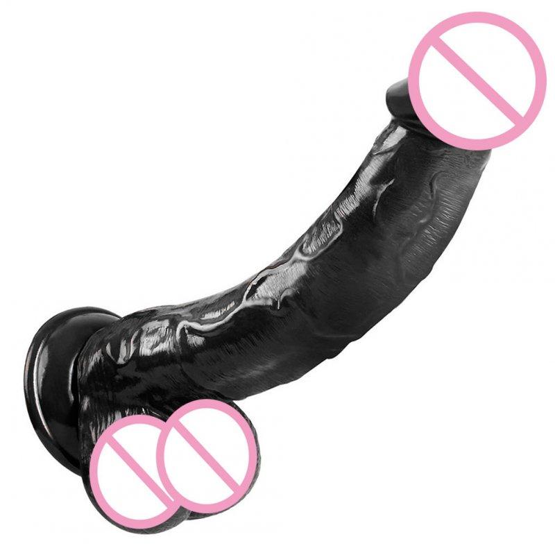 Sex Toys |  Soft Elastic Silicone Fake Penis Women Masturbator Manual Realistic Dildos Penis Ergonomic Design Adult Supplies Erotic Sex Toys black Adult Items Black