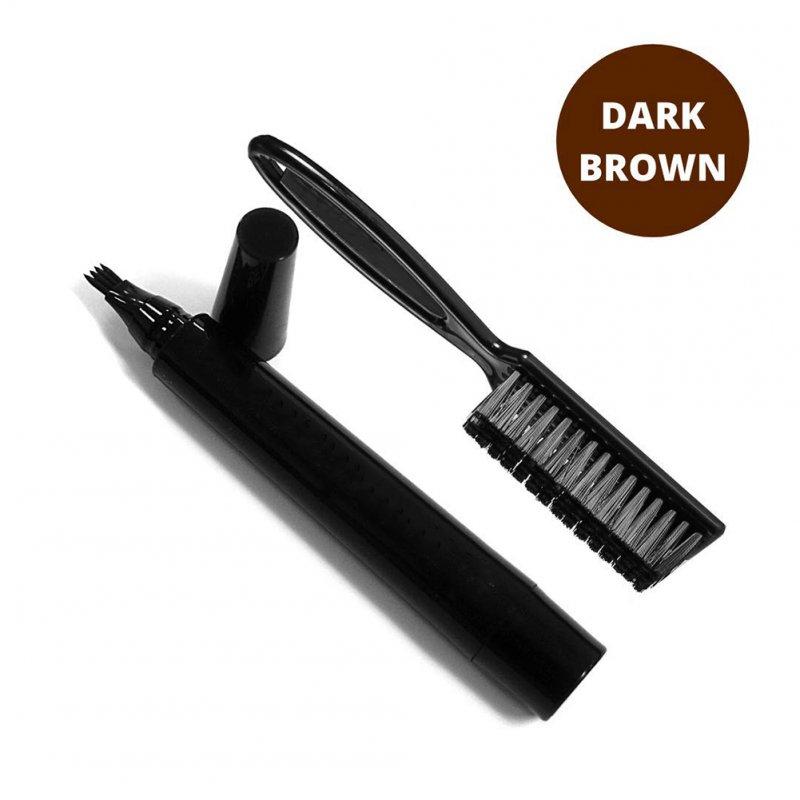 Shavers & Razors |  Men Waterproof Beard Pen +Brush Kit for Home Travel Supplies Dark brown Shavers & Razors Dark brown