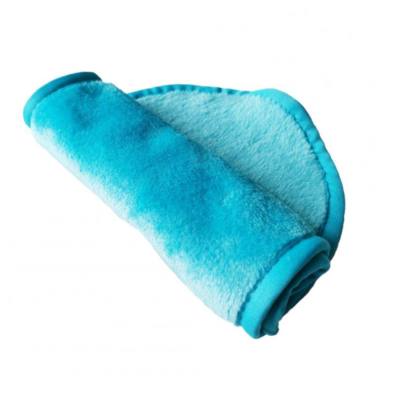 Skin Care Tools |  Reusable Makeup Remover Facial Makeup Removal Towel Microfiber Cloth Pads Wipe Face Cleaner Face Care Cleansing Tool blue_40*18cm Skin Care Blue + 40*18cm