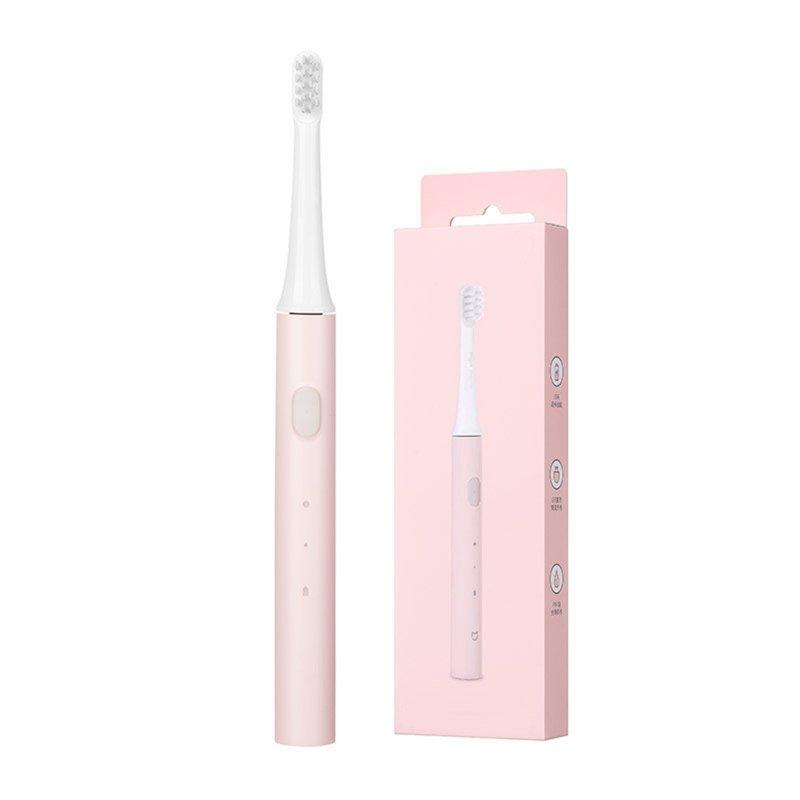 Teeth & Oral Care |  Compatible For Xiaomi Mijia T100 Sonic Electric Toothbrush IPX7 Waterproof Automatic Rechargeable Toothbrush Pink Health Care Pink