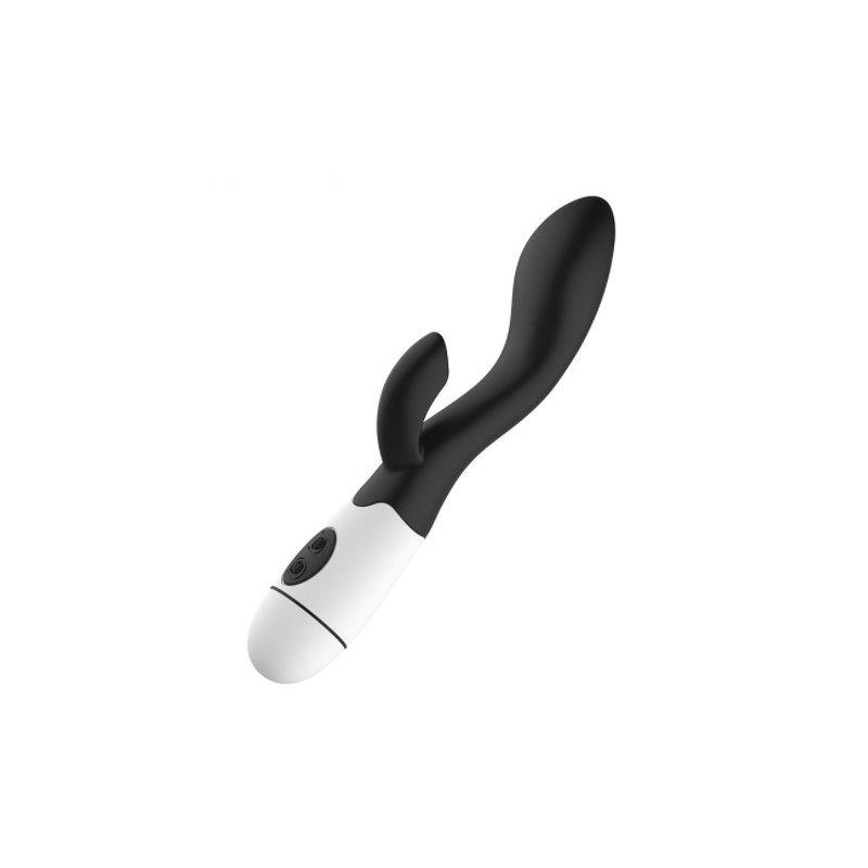 Vibrators |  30 Speed Vibration Dildo Rabbit Vibrator For Women Usb Charge Dual Motor G Spot Vibrators Female Sex Toys black_Rechargeable Adult Items Black + Rechargeable