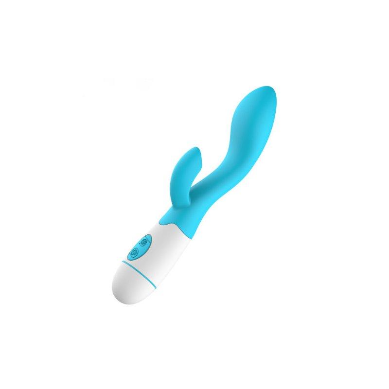 Vibrators |  30 Speed Vibration Dildo Rabbit Vibrator For Women Usb Charge Dual Motor G Spot Vibrators Female Sex Toys blue_Rechargeable Adult Items Blue + Rechargeable