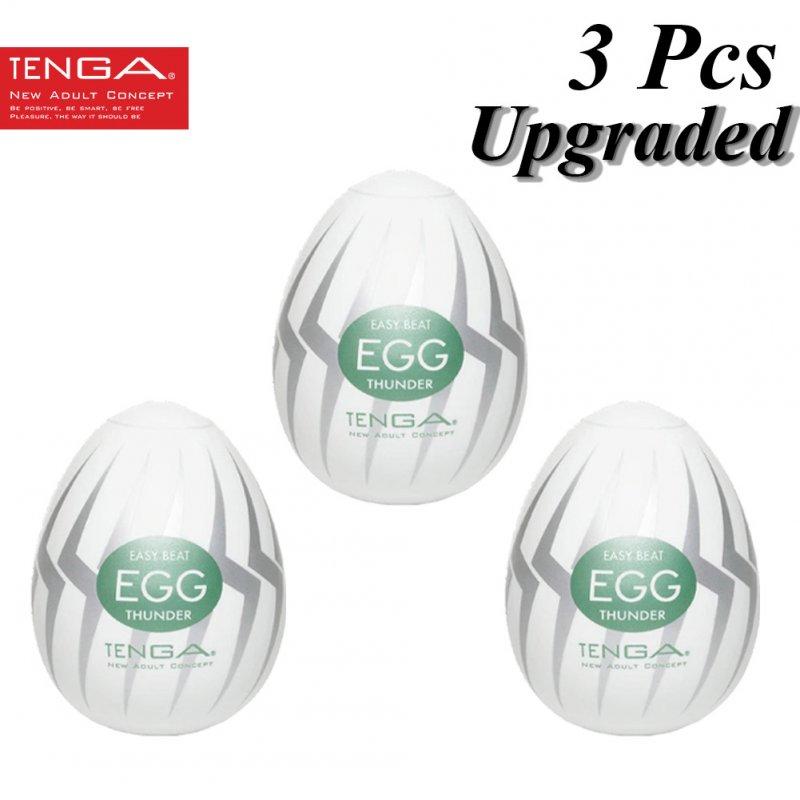 Vibrators |  3pcs Tpr Male Masturbation Egg Erotic Toy Pocket Men Penis Massage Sexual Toy 7 Adult Items 7