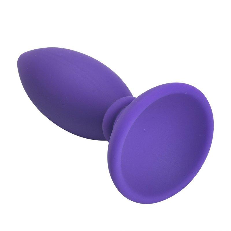 Vibrators |  Anal Beads Anal Butt Plug With Suction Cup Sex Products For Adults Erotic Toys For Woman Gay Men Intimate Goods 7 x 3.5cm Purple Adult Items Purple