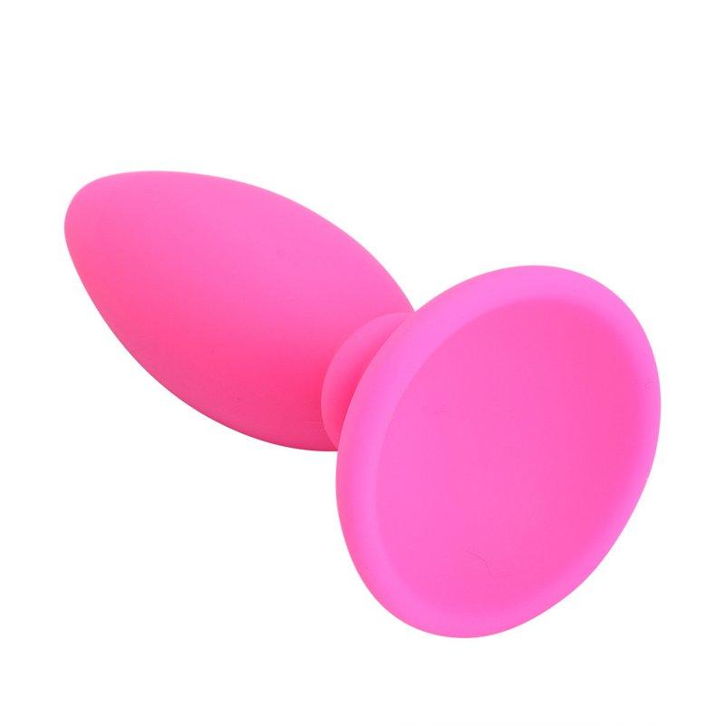 Vibrators |  Anal Beads Anal Butt Plug With Suction Cup Sex Products For Adults Erotic Toys For Woman Gay Men Intimate Goods 7 x 3.5cm rose Red Adult Items Rose red