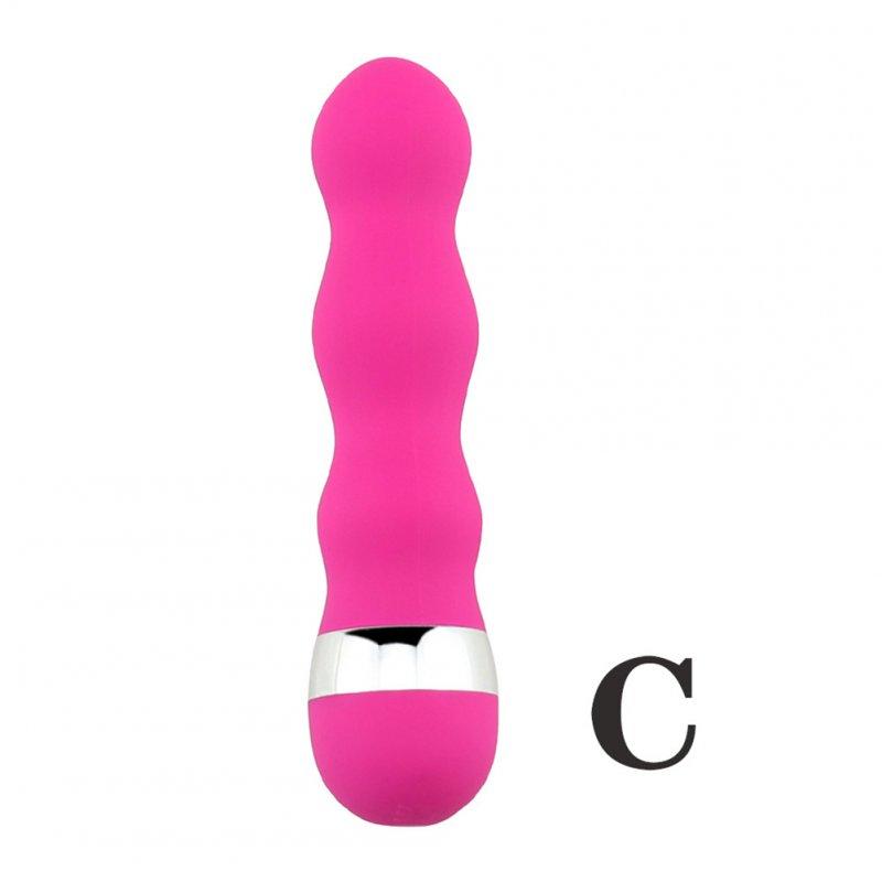 Vibrators |  Dildo G Spot Vagina Vibrator For Women Threaded Av Vibrator Stimulate Butt Plug Anal Erotic Goods Sex Toys C rose red boxed Adult Items C rose red boxed