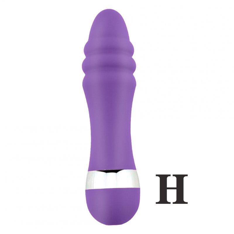 Vibrators |  Dildo G Spot Vagina Vibrator For Women Threaded Av Vibrator Stimulate Butt Plug Anal Erotic Goods Sex Toys H purple boxed Adult Items H purple boxed