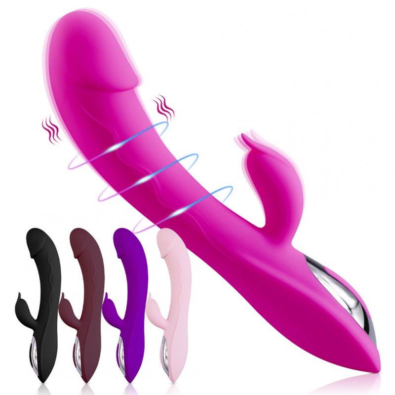 Vibrators |  Dual-point Vibrator Female Licking Machine Clitoris Stimulator G-Spot Powerful Dildo Wand Female Adult Sex Toys black Adult Items Black