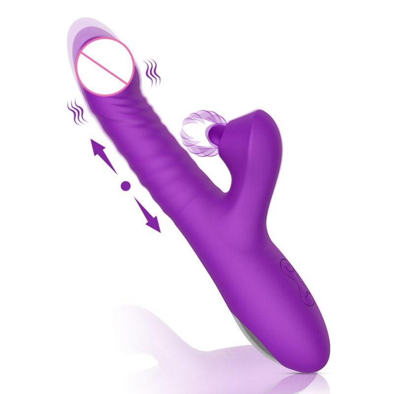 Vibrators |  Female Powerful Vibrator Mini Wand Women Clitoris Stimulator USB Charging G Spot Vagina Massager Purple Adult Items Purple