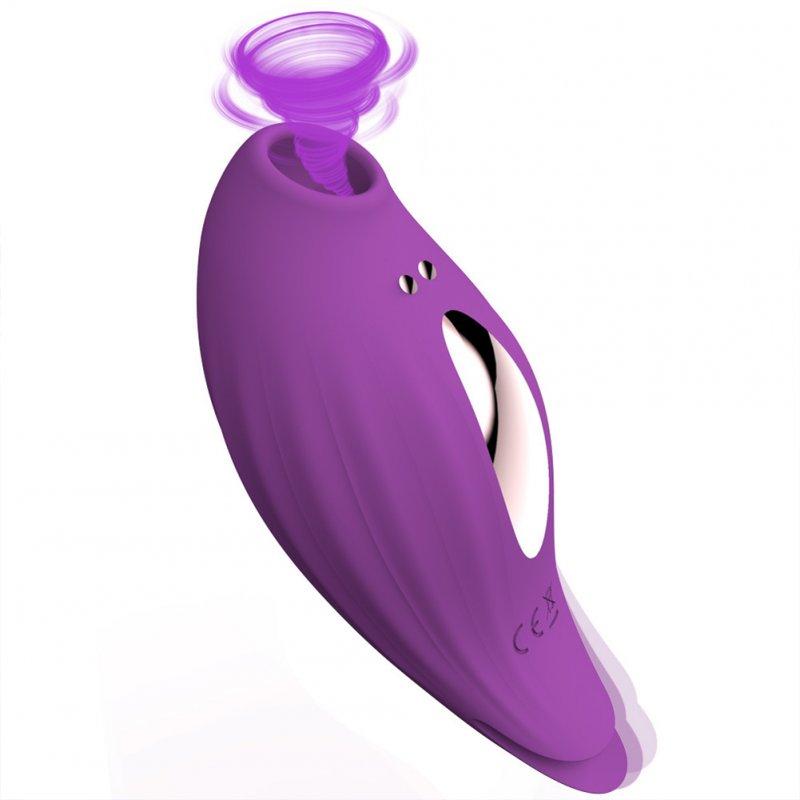 Vibrators |  Female Sucker Vibrator Toys 10 Mode Vibration Double Head Vibration Masturbator G Spot Clitoris Stimulator Massager Toy Purple Adult Items Purple