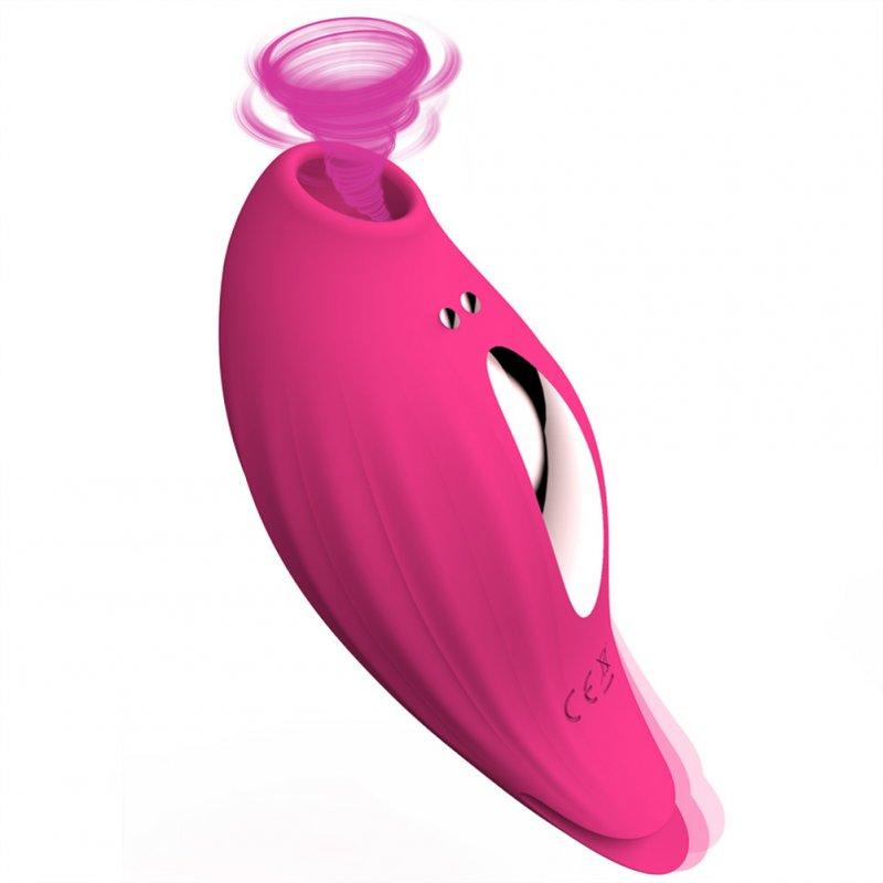 Vibrators |  Female Sucker Vibrator Toys 10 Mode Vibration Double Head Vibration Masturbator G Spot Clitoris Stimulator Massager Toy rose red Adult Items Rose red