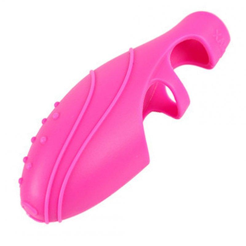 Vibrators |  Finger Massager Finger Cot Massage Toy Mini Vibrator Quite Soft Silicone G Spot Massager For Men Women Couples Pleasure pink Adult Items Pink