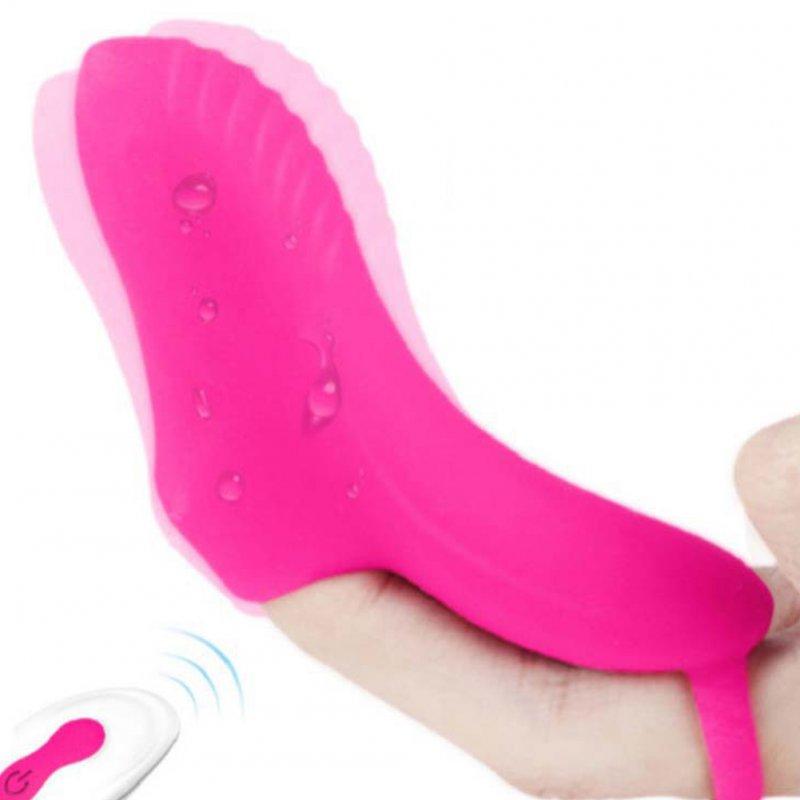 Vibrators |  Finger Massager Masturbator Vagina Stimulator With 9 Modes Remote Control Toys For G Spot Clitoral Women Pleasure Couples Vibrators rose Red Adult Items Rose red