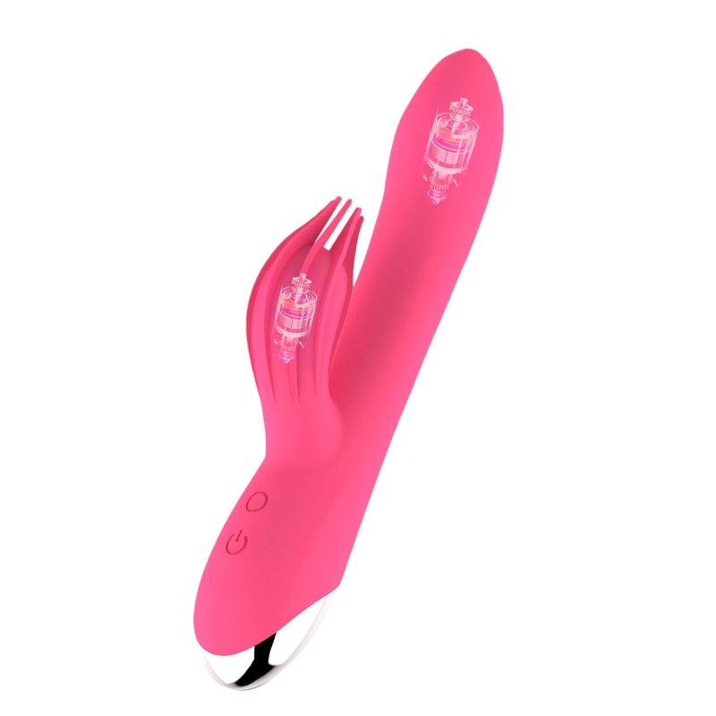 Vibrators |  G Spot Vibrator Sex Toys Clitoris Stimulator Realistic Dildo With 10 Powerful Vibration Adult Toys For Women Couples rose red Adult Items Rose red