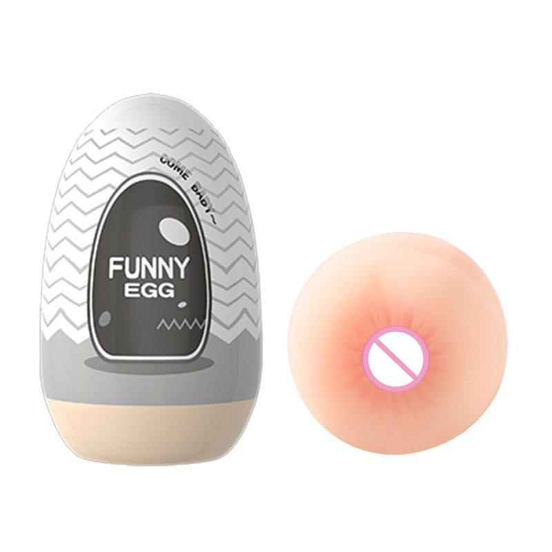 Vibrators |  Male Masturbator Egg Portable Stimulator Penis Massager Adult Sex Toys Portable Mini Pocket Pussy Egg For Men Black (butt) Adult Items Black (butt)