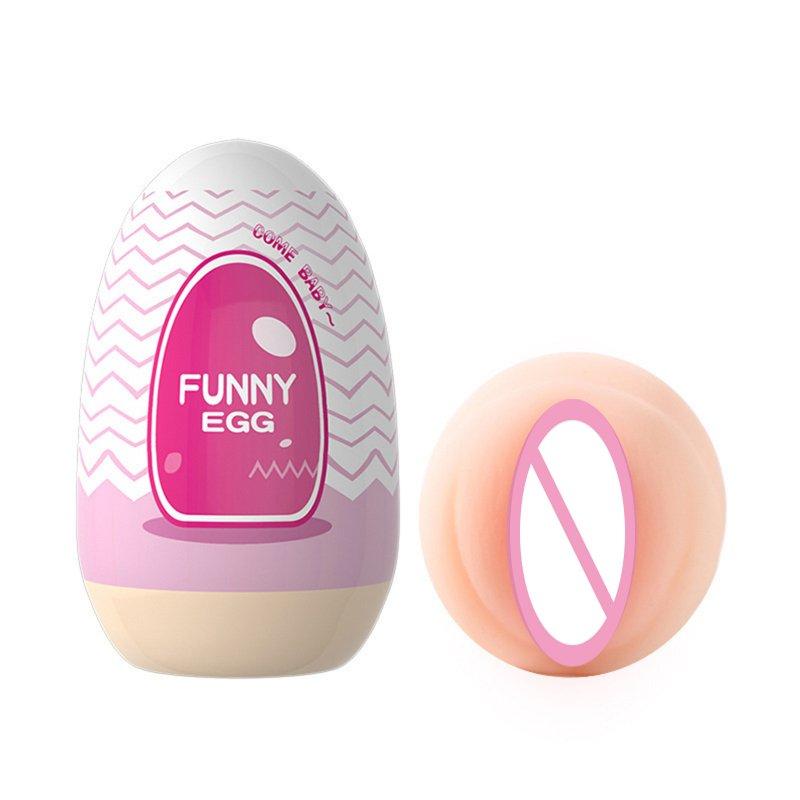 Vibrators |  Male Masturbator Egg Portable Stimulator Penis Massager Adult Sex Toys Portable Mini Pocket Pussy Egg For Men Pink (pubic area) Adult Items Pink (pubic area)