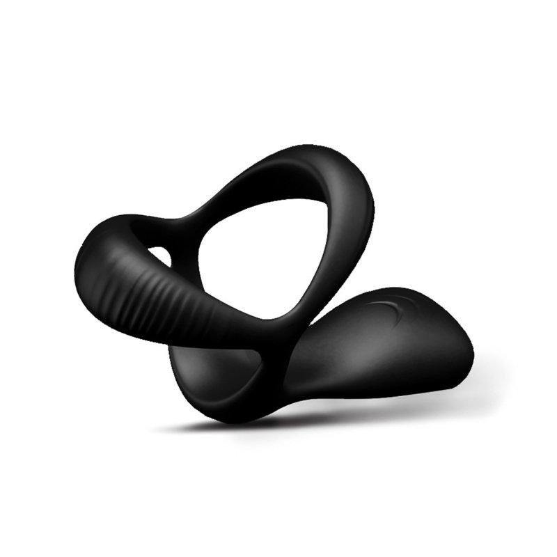 Vibrators |  Male Penis Ring 10 Modes Vibrator Delay Ejaculation Chargable Cock Soft Silicone Premium Stretchy Cock Ring Sex Toy For Men Couples black Adult Items Black