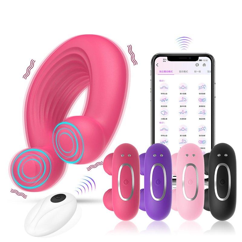 Vibrators |  Male Penis Ring Vibrator Delay Ejaculation Cock Soft Silicone Premium Stretchy Cock Ring Sex Toy For Men Couples black APP model Adult Items Black + APP model