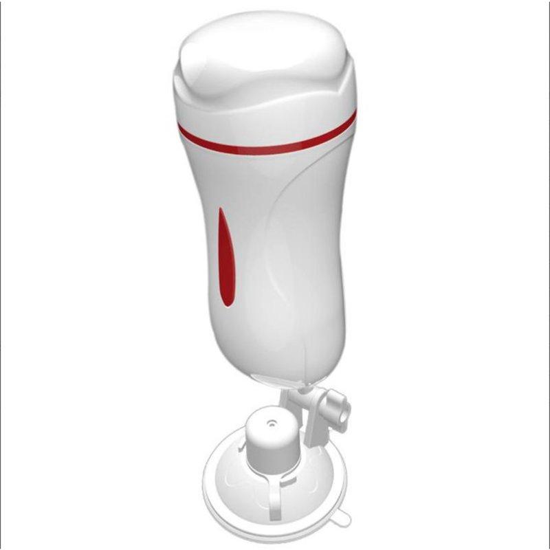 Vibrators |  Men Electric Aircraft Cup Multiple Speeds Usb Rechargeable Soft Silicone Male Masturbator Adult Sex Toys White Adult Items Vibrators