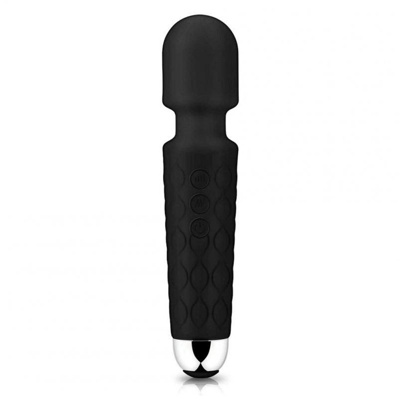 Vibrators |  Powerful AV Vibrator Magic Vagina Wand Clitoris Stimulator Vibrators Sex Toys G Spot for Masturbator USB Dildo black Adult Items Black